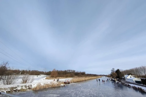 People skating on ice